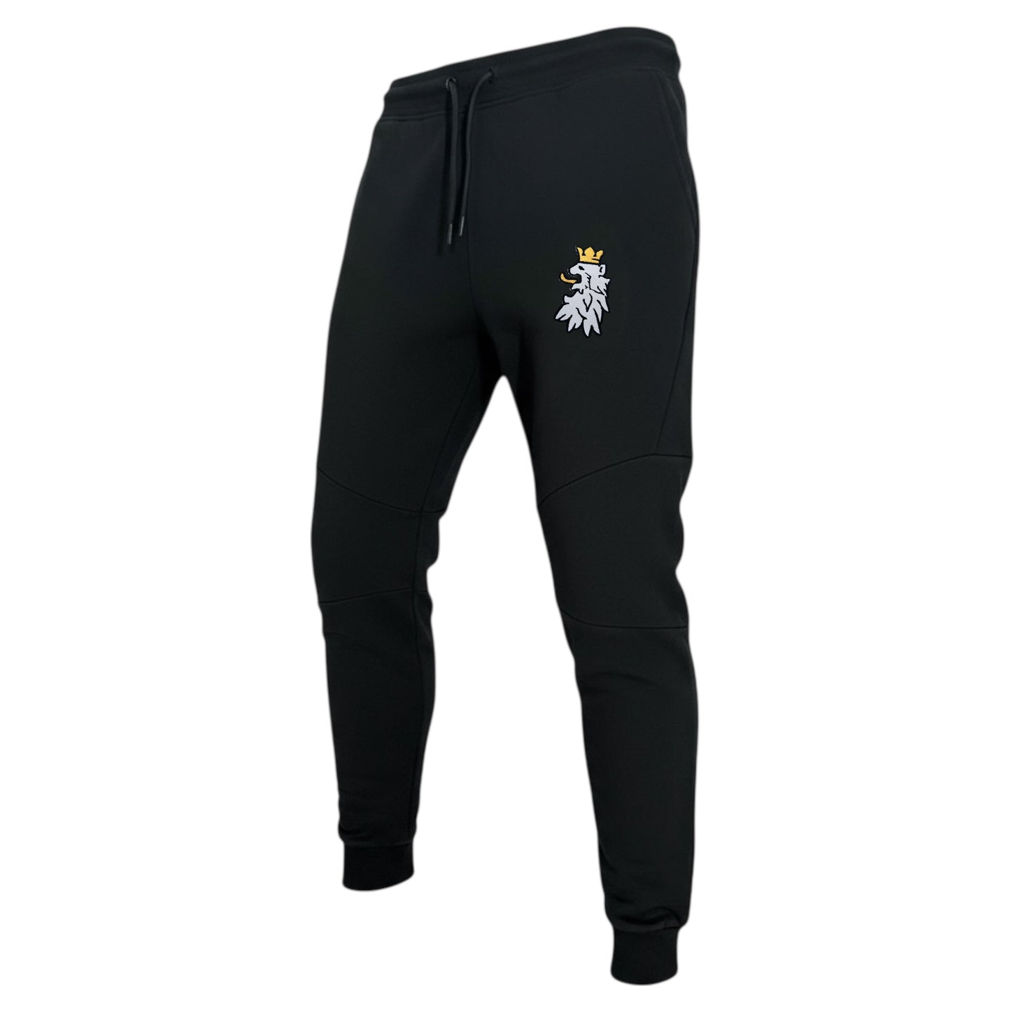 Leão Branco Motif Premium Joggers