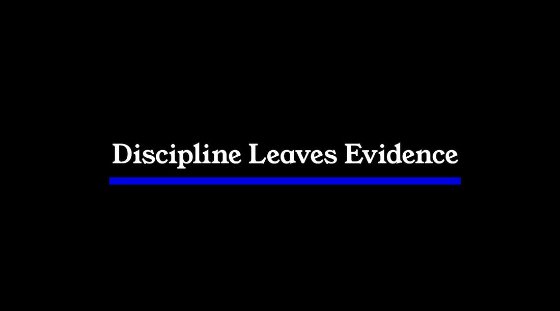 Minimalist journal header with black background, white typography, and a single blue line, reflecting restraint, clarity, and quiet authority.