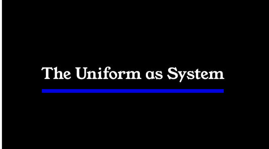 Minimalist journal header with black background, white typography, and a single blue line, reflecting restraint, clarity, and quiet authority.