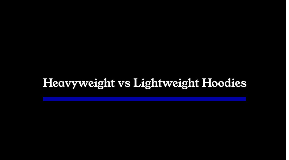 Heavyweight vs Lightweight Hoodies (What Actually Matters?)