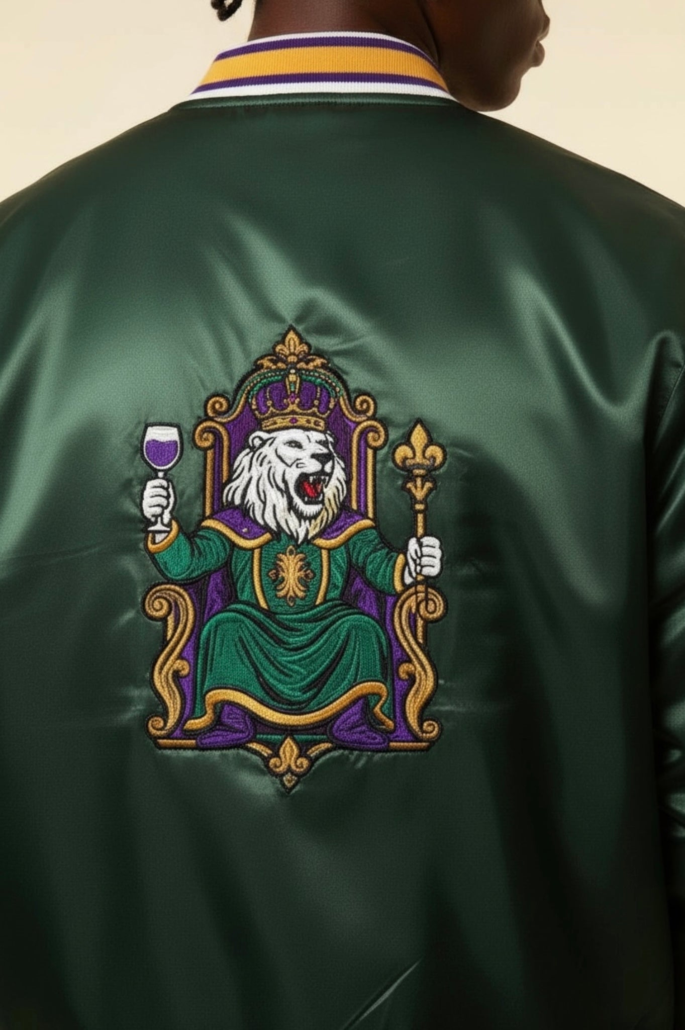 Esmeralda Oscura Satin Bomber – MG26 Limited Edition