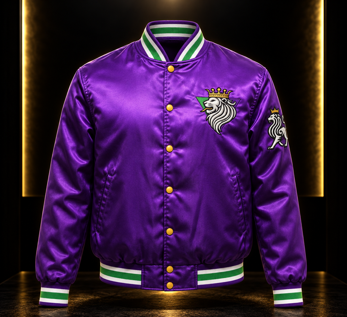 R10 MG25 dark purple satin jacket