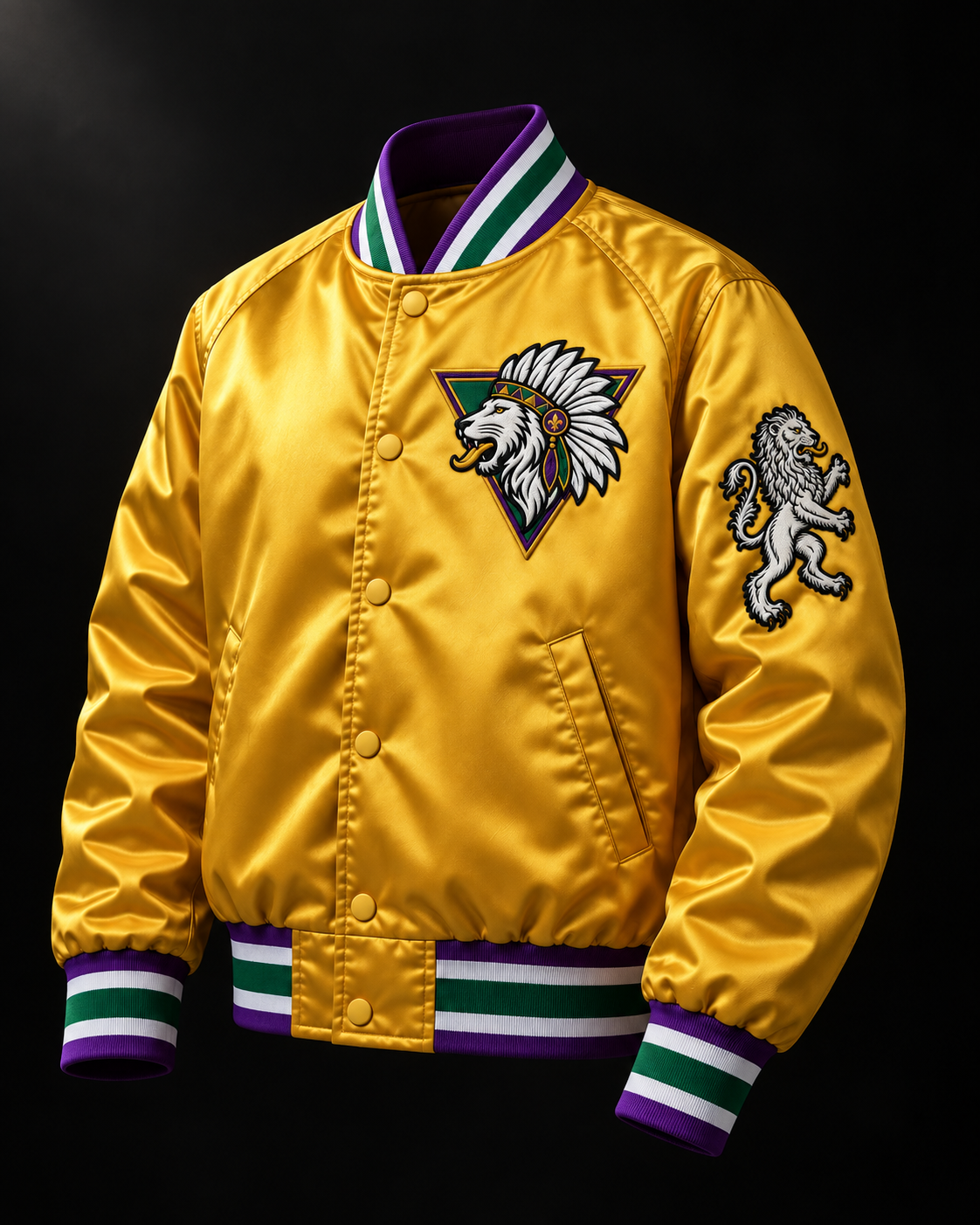 MG27 satin bomber jacket