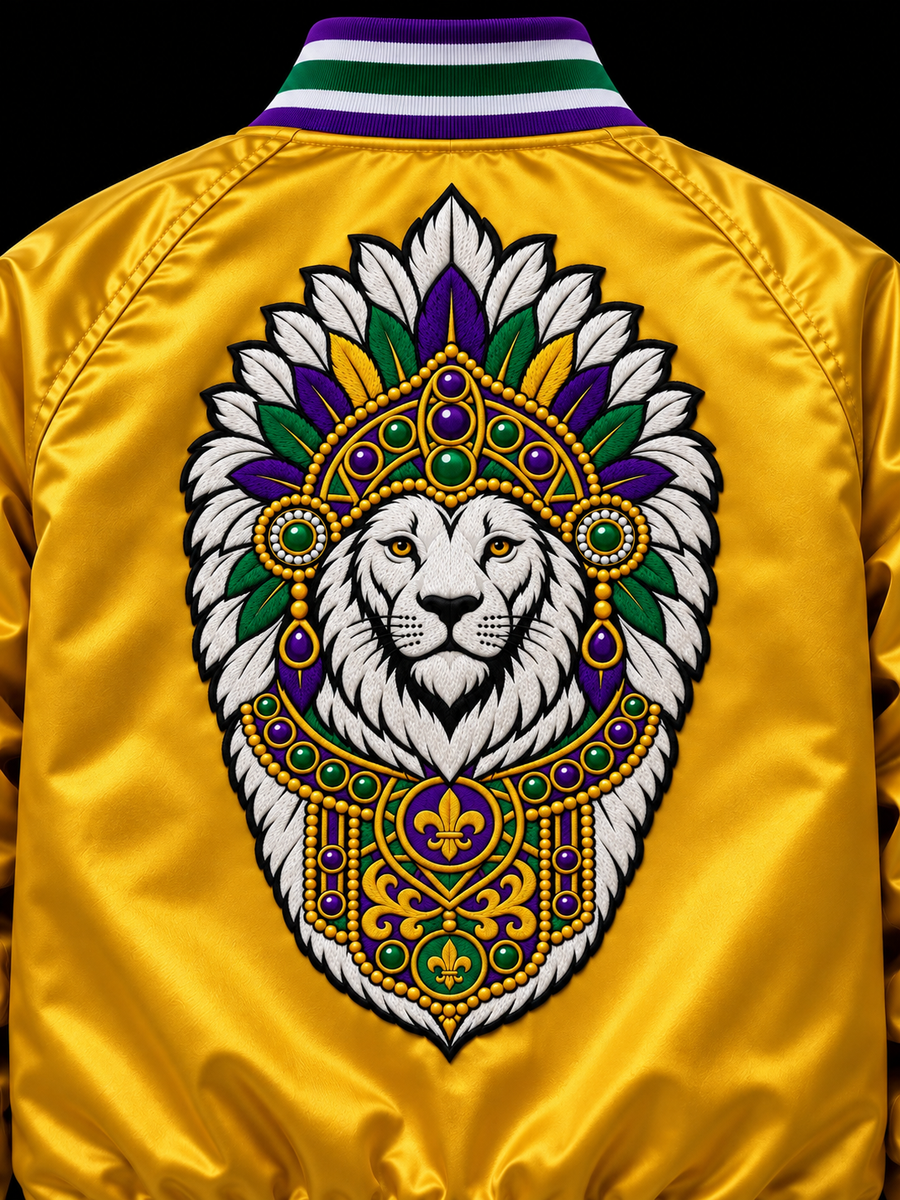 MG27 embroidery on the back body