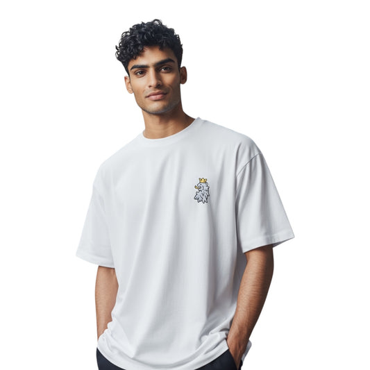 Leão Branco Motif Tee