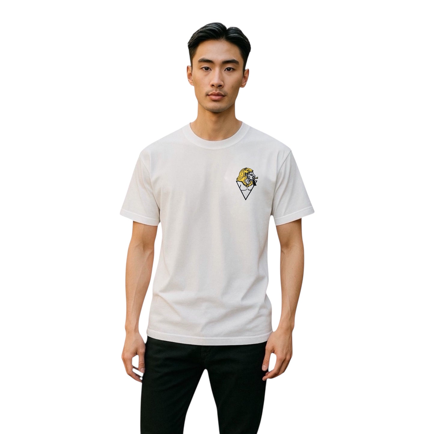Leão King Of Beast Motif Tee