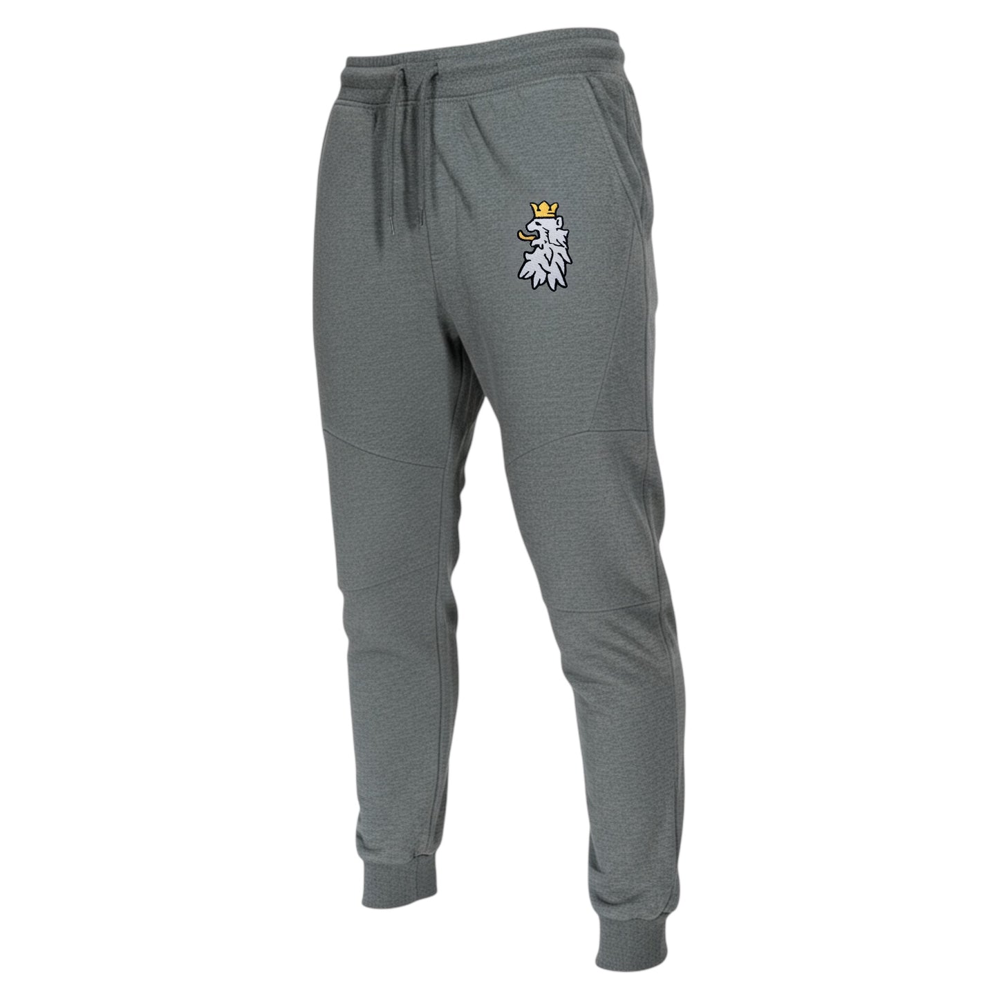 Leão Branco Motif Premium Joggers