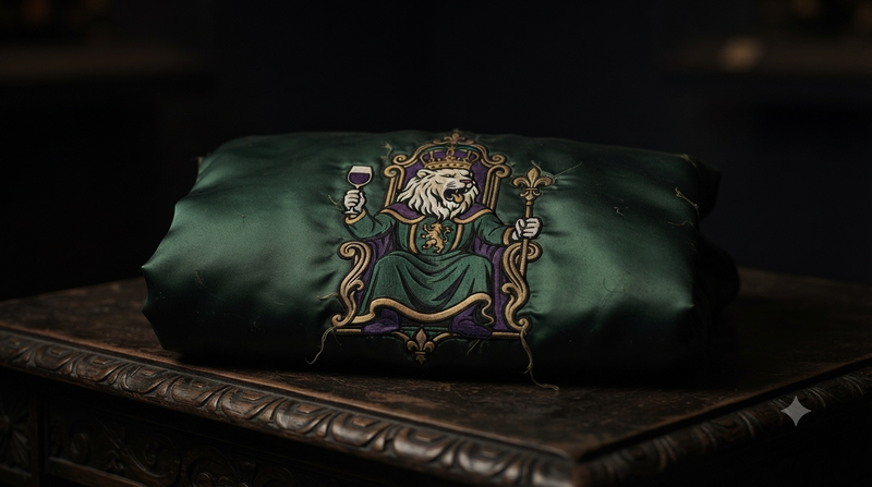 A heritage-inspired R10 textile and garment composition featuring rich color, ornamental detail,and cultural influence, representing identity, tradition, heritage, and legacy.