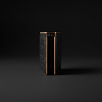 Structured leather wallet profile designed to maintain form while carrying everyday essentials