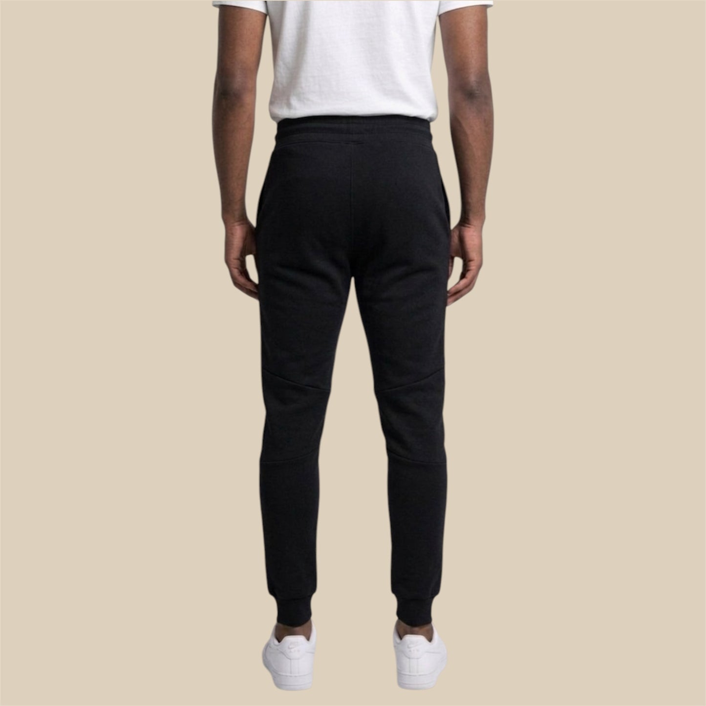 R10 black Leao Branco joggers back view