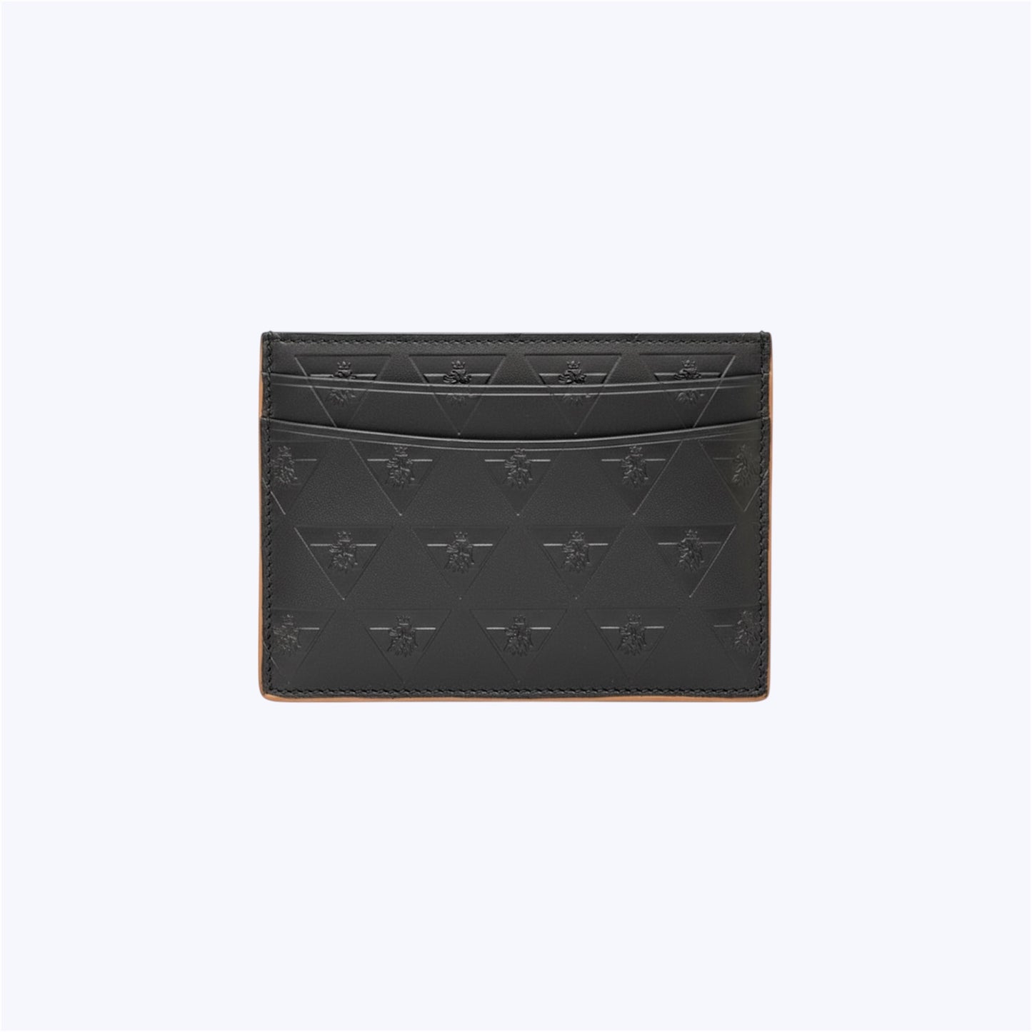 R10 Leão Branco leather cardholder black nappa leather minimalist luxury card holder