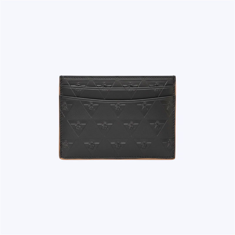 R10 Leão Branco leather cardholder black nappa leather minimalist luxury card holder