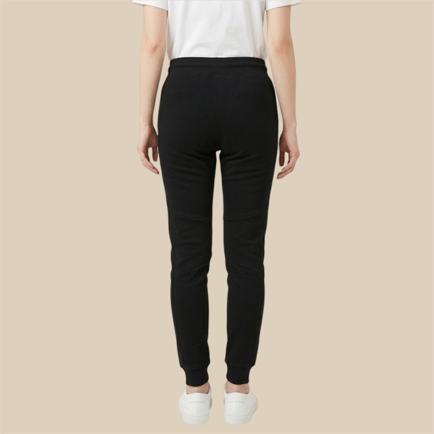 R10 black Monogram joggers back view