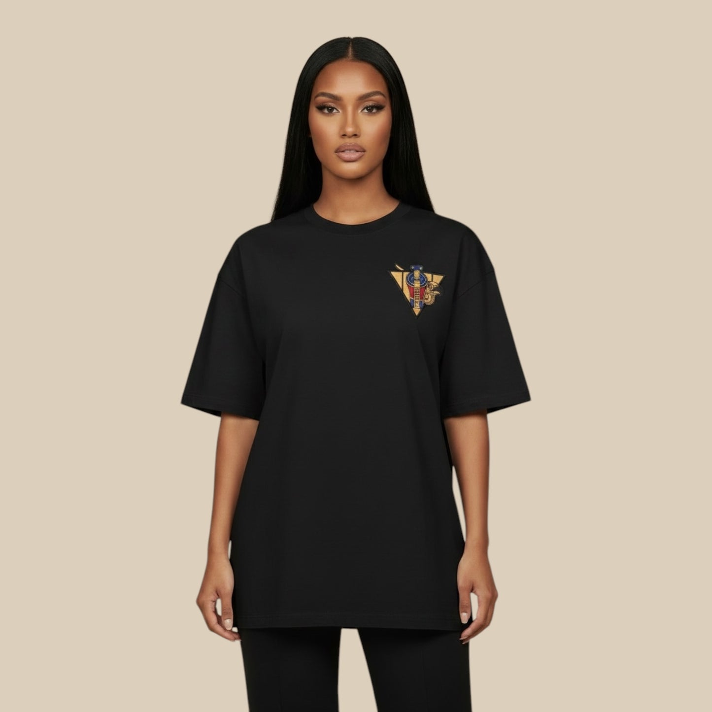 R10 Uraeus e Abutre black tee