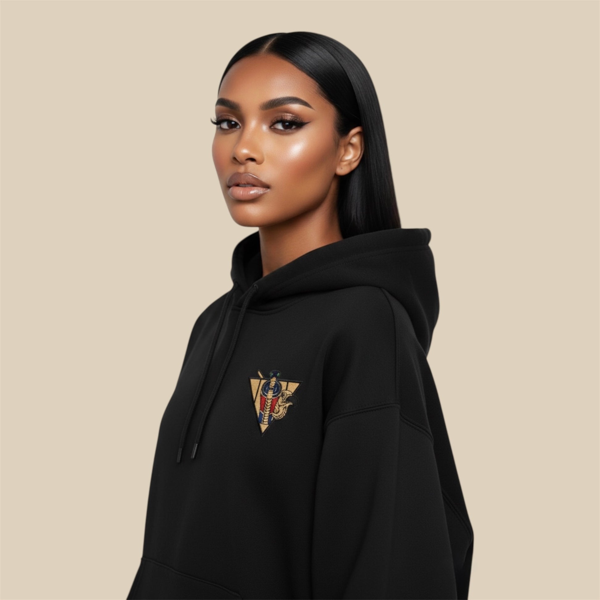  Structured fit of Uraeus e Abutre premium hoodie